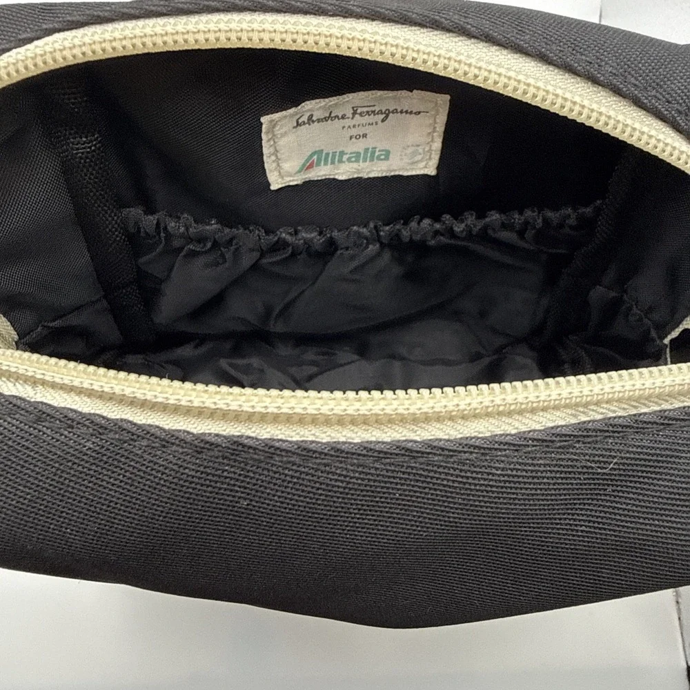 Salvatore Ferragamo Perfume Alitalia Airlines Magnifica Zippered Cosmetic Case